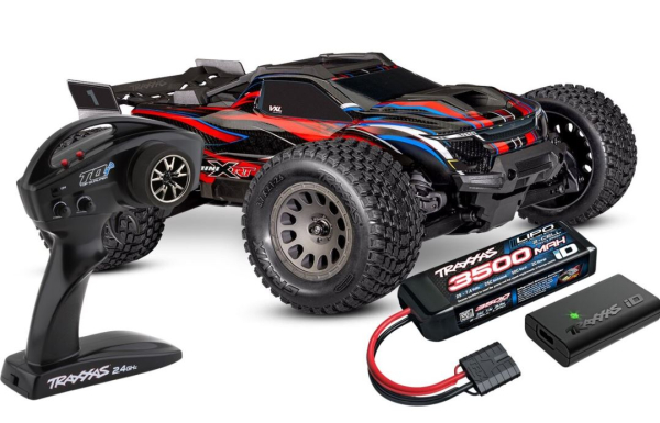 TRX108076-1-RED MINI-XRT 3S-Power 4x4 grün 1/16 Monster-Truck RTR
